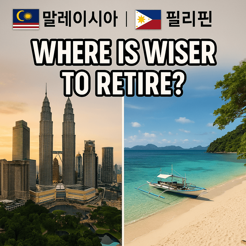 🇲🇾 말레이시아 ❘ 🇵🇭 필리핀
어디에서 은퇴하는 게 더 현명할까?