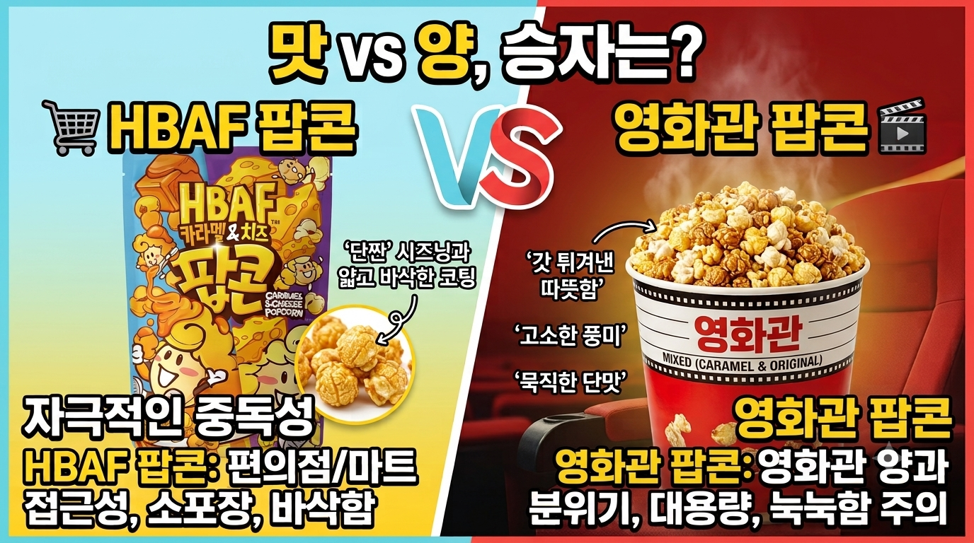 나에게 맞는 최선의 팝콘 선택은?