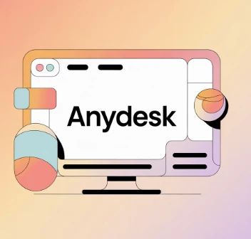 AnyDesk pc 앱 예시 일러스트