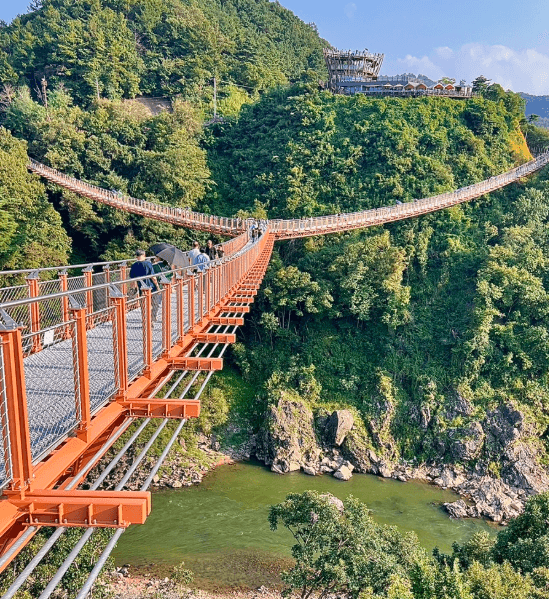 한탄강Y자출렁다리