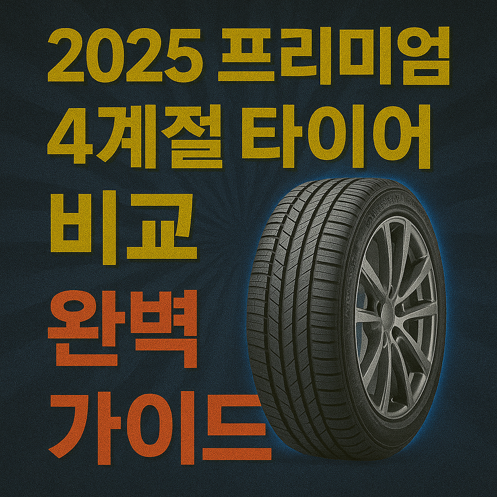 2025 프리미엄 4계절 타이어 비교 완벽 가이드 (금호, 미쉐린, 한국, 콘티넨탈) 블로그 글 썸네일