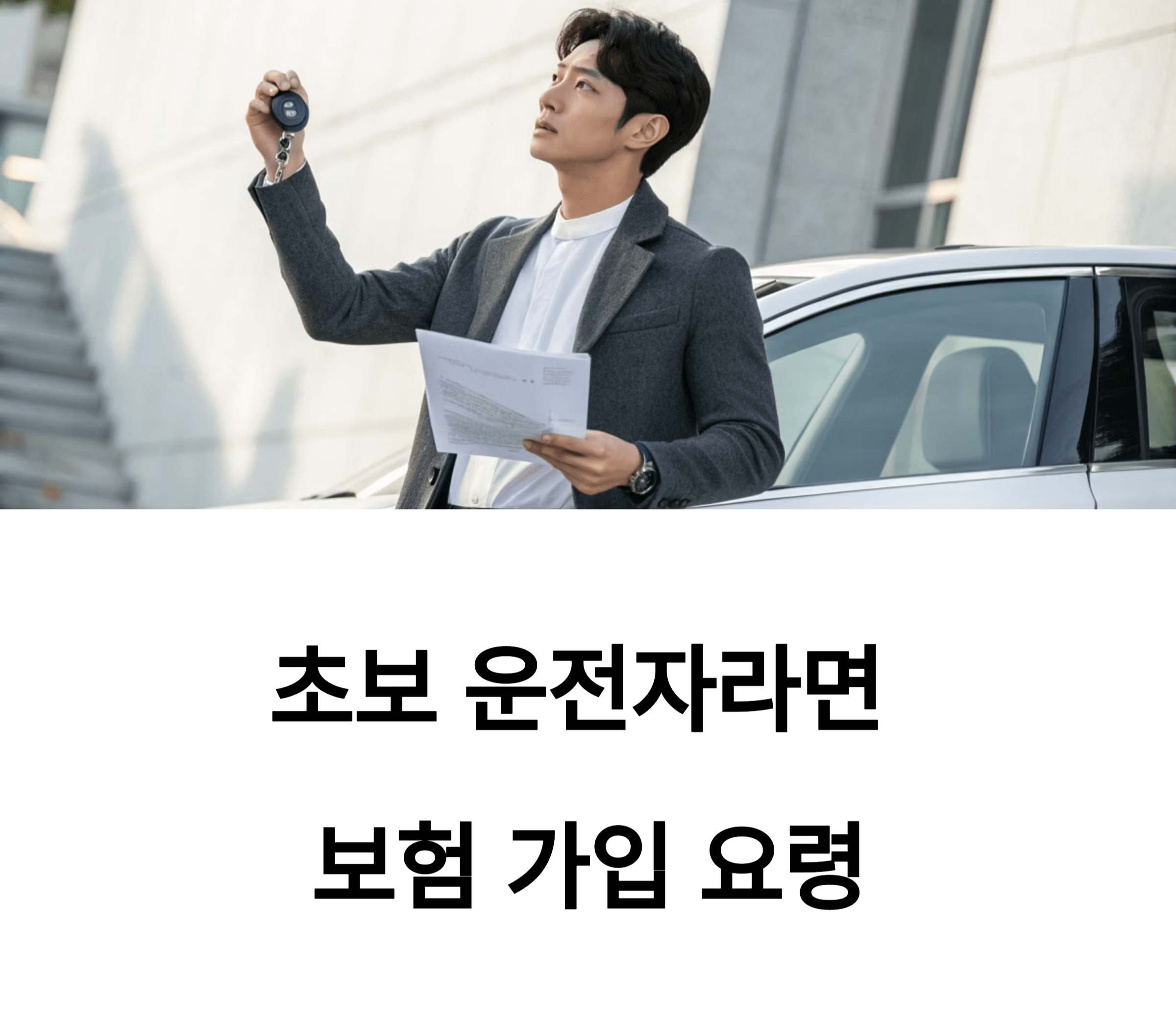 초보 운전자라면 꼭 봐야 할 보험 가입 요령