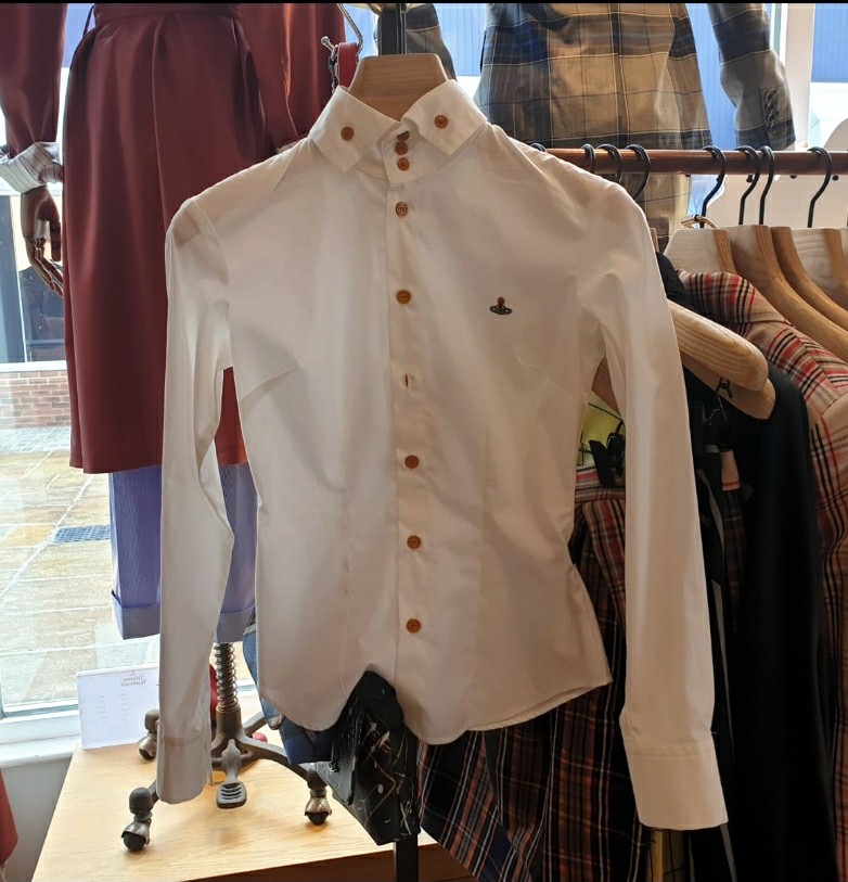 비비안웨스트우드 여성 ORB 로고 셔츠