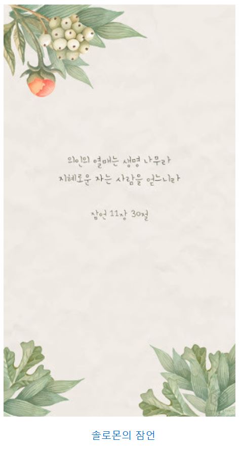 잠언 11장