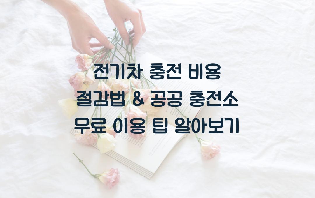 전기차 충전 비용 절감법 & 공공 충전소 무료 이용 팁
