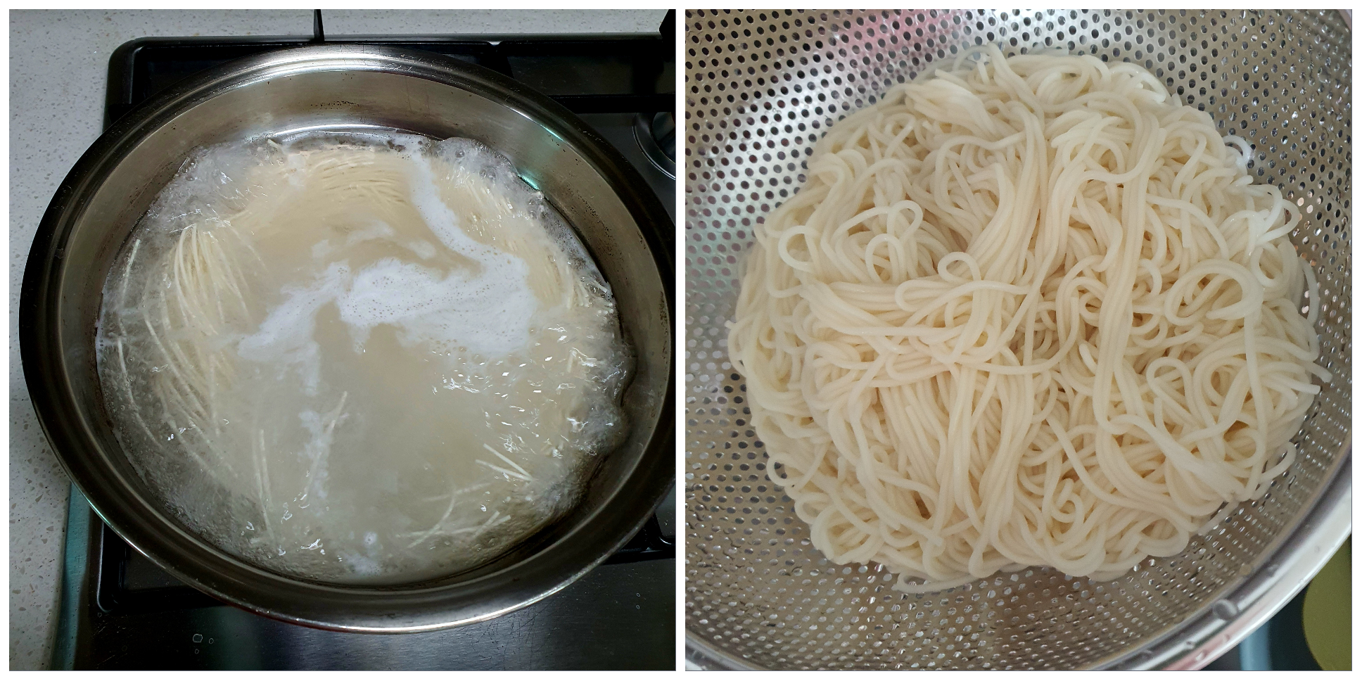 중면-삶는-시간은-대략-3~4분입니다.