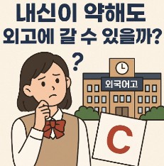 내신이 약해도 외고 갈 수 있을까?