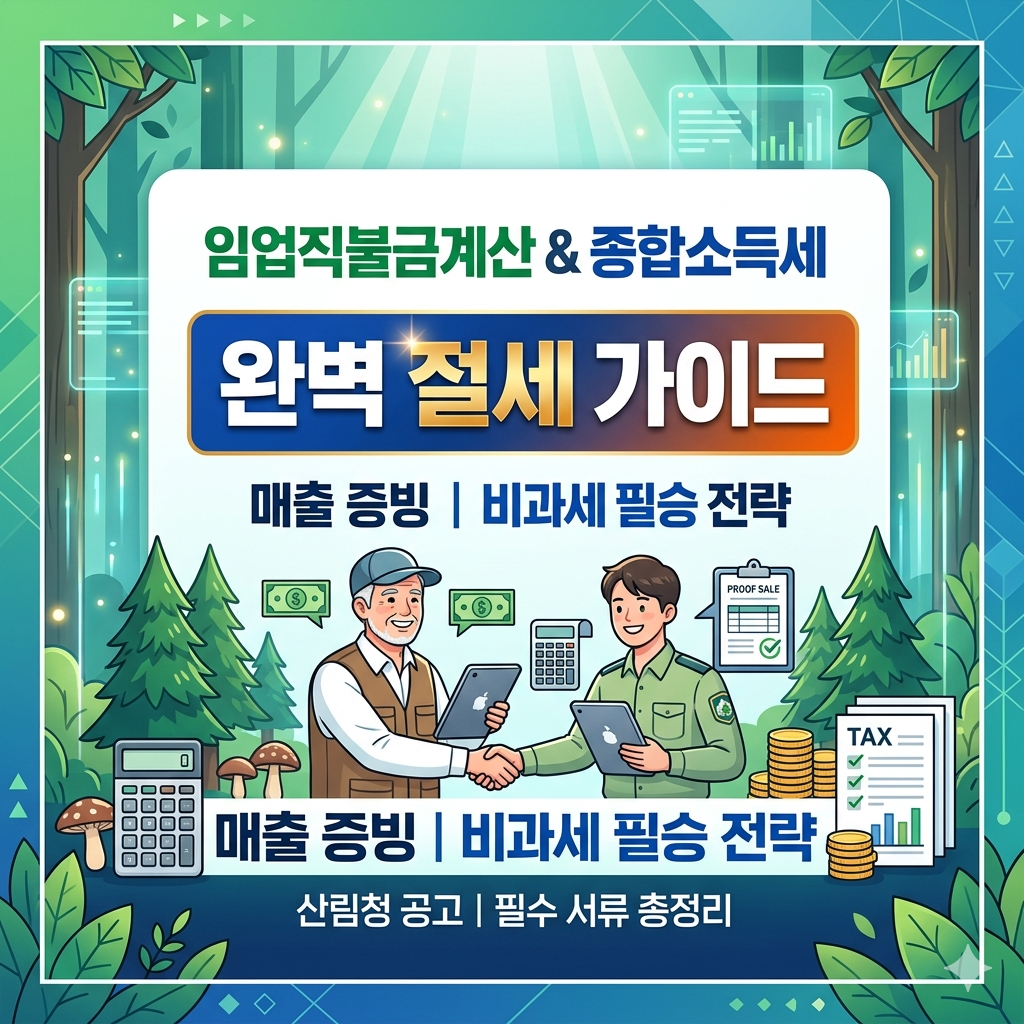 임업직불금계산 및 종합소득세 신고 매출 증빙 완벽 가이드