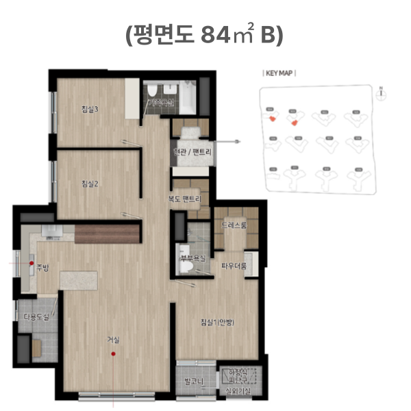 힐스테이트 회룡역파크뷰 평면도