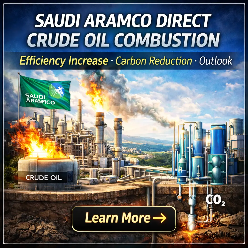 사우디아람코 원유 직접 연소: 효율 증대, 탄소 절감, 변화 전망