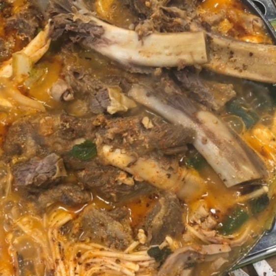 소갈비-곱창-전골