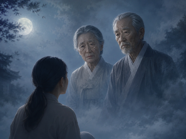 조상님이 나를 바라보는 굼