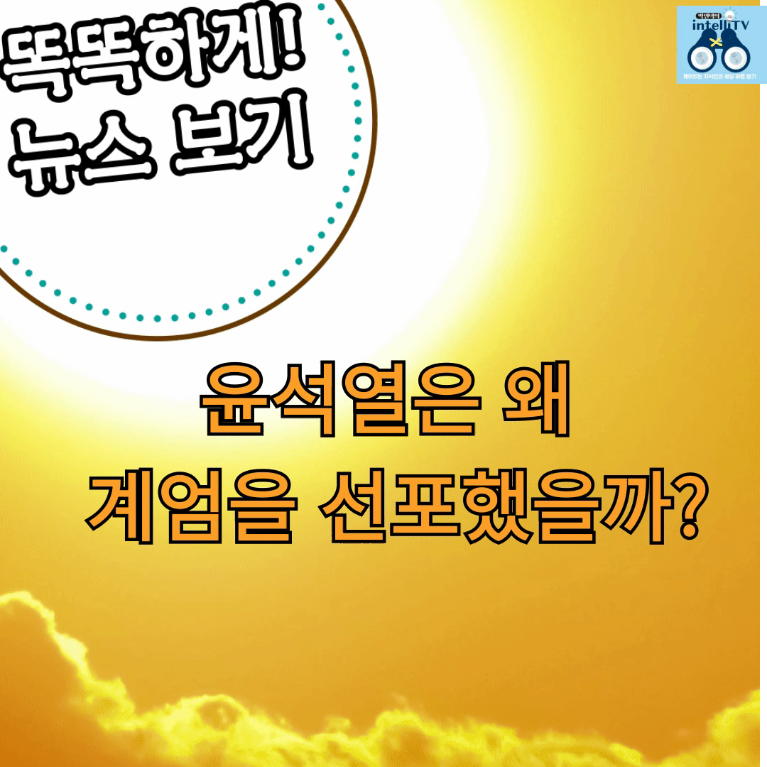윤석열은 왜&nbsp;
계엄을 선포했을까?