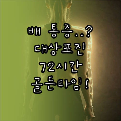 배 대상포진 초기 증상 및 전조 현상..