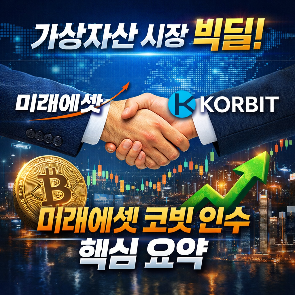 미래에셋 코빗 인수 추진! 전통 금융과 가상자산 시장의 빅딜, 무엇을 의미할까