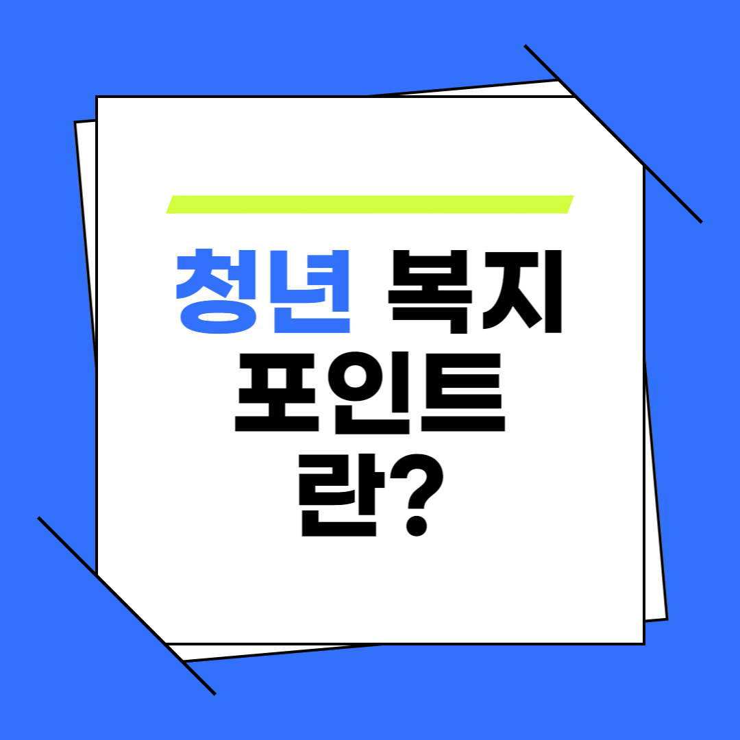 청년 복지포인트