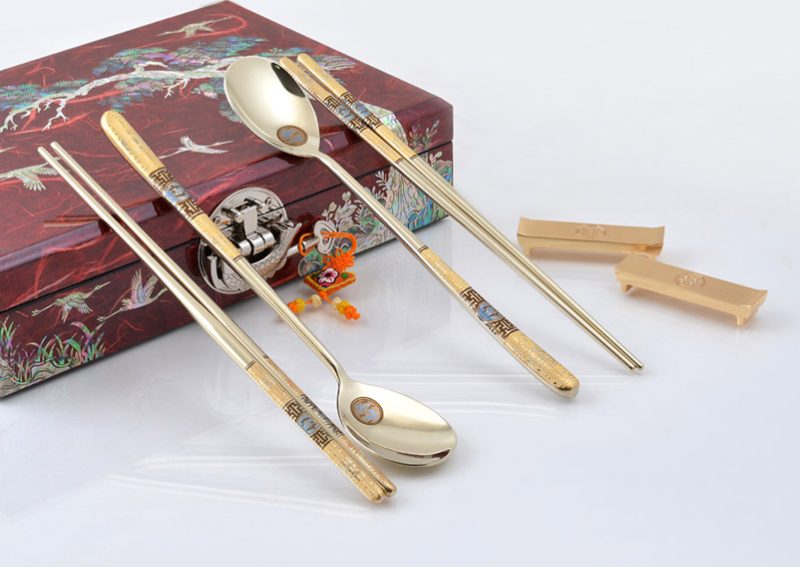 쌍학진공 티타늄 금수저