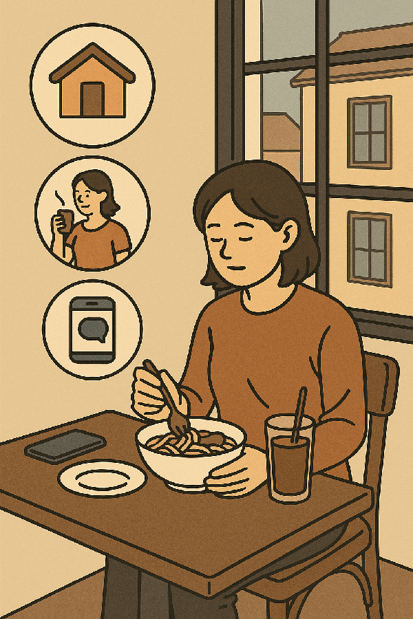 혼밥족이 카페를 찾는 사회 구조적 배경