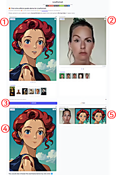 LivePortrait github