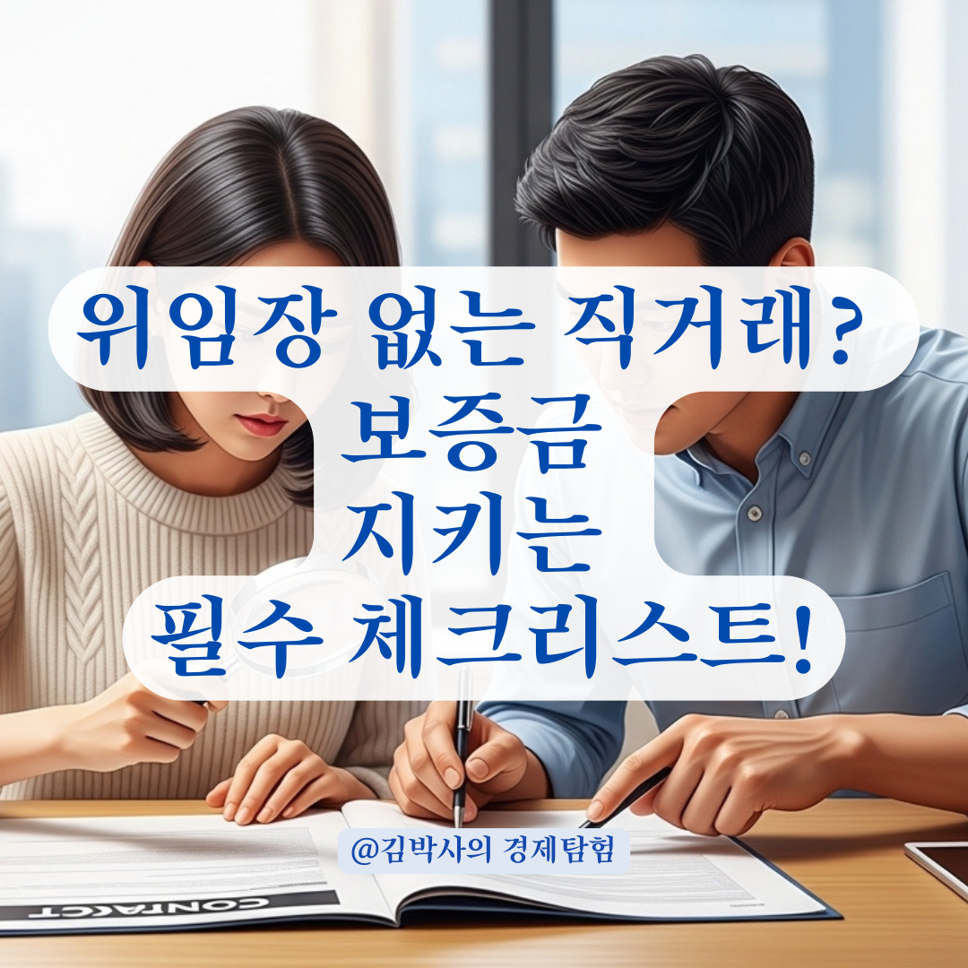 위임장 없이 진행하는 직거래 계약 전 보증금을 지키기 위한 체크리스트!