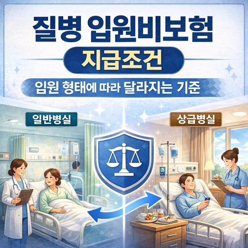 질병 입원비보험 지급조건 썸네일