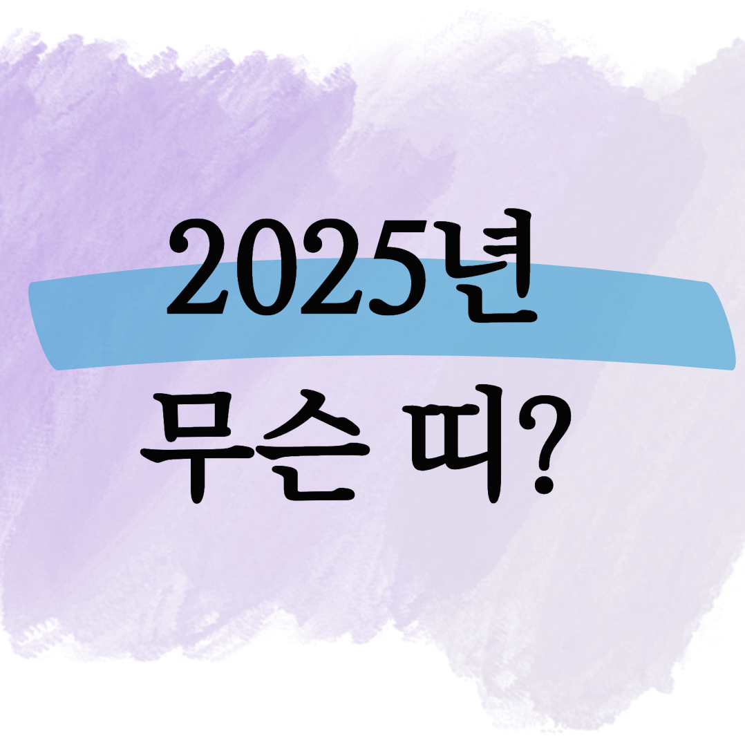 2025년 띠