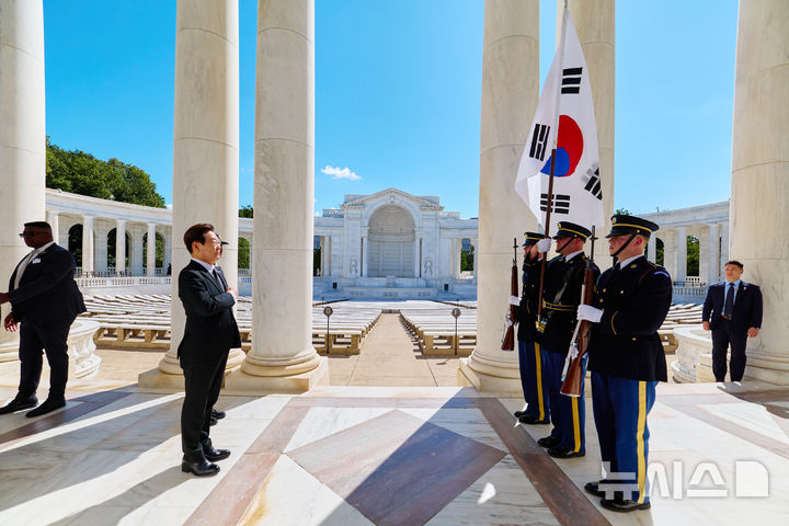 이재명 대통령 알링턴 국립묘지 참배