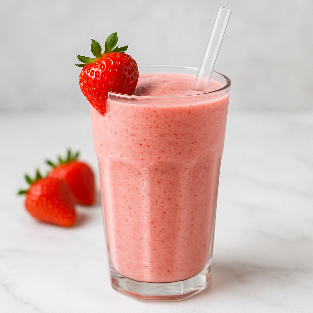 냉동딸기로 스무디 만드는 방법