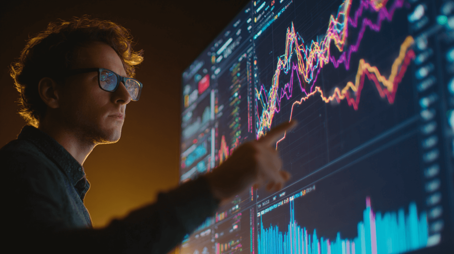 차트-모니터를-가리키고-있는-사람