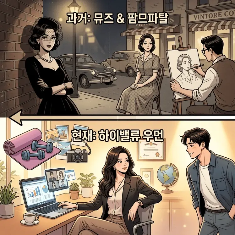남자는 자신만의 성취와 가치관이 뚜렷한 여성에 끌린다