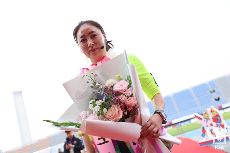 여성축구심판 정지영 은퇴