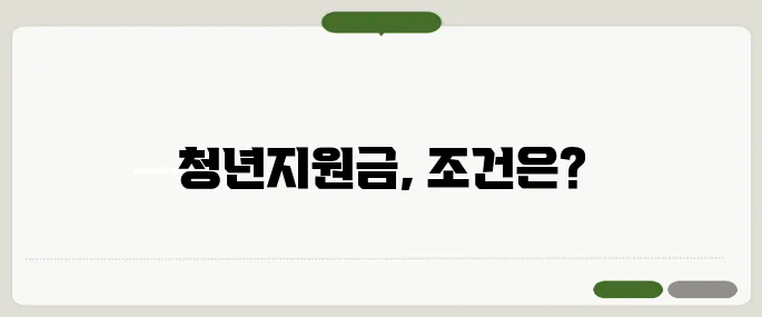 청년지원금 종류별로 조건부터 신청까지!