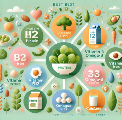 채식주의자를 위한 필수 영양 정보 관련 사진