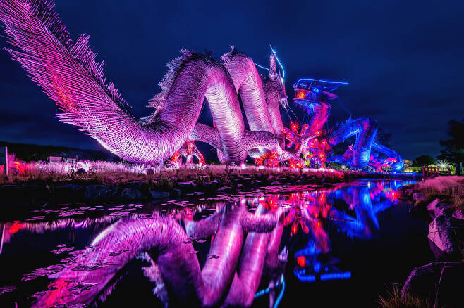 갑진년 청용 회룡포 벽골제 의림지