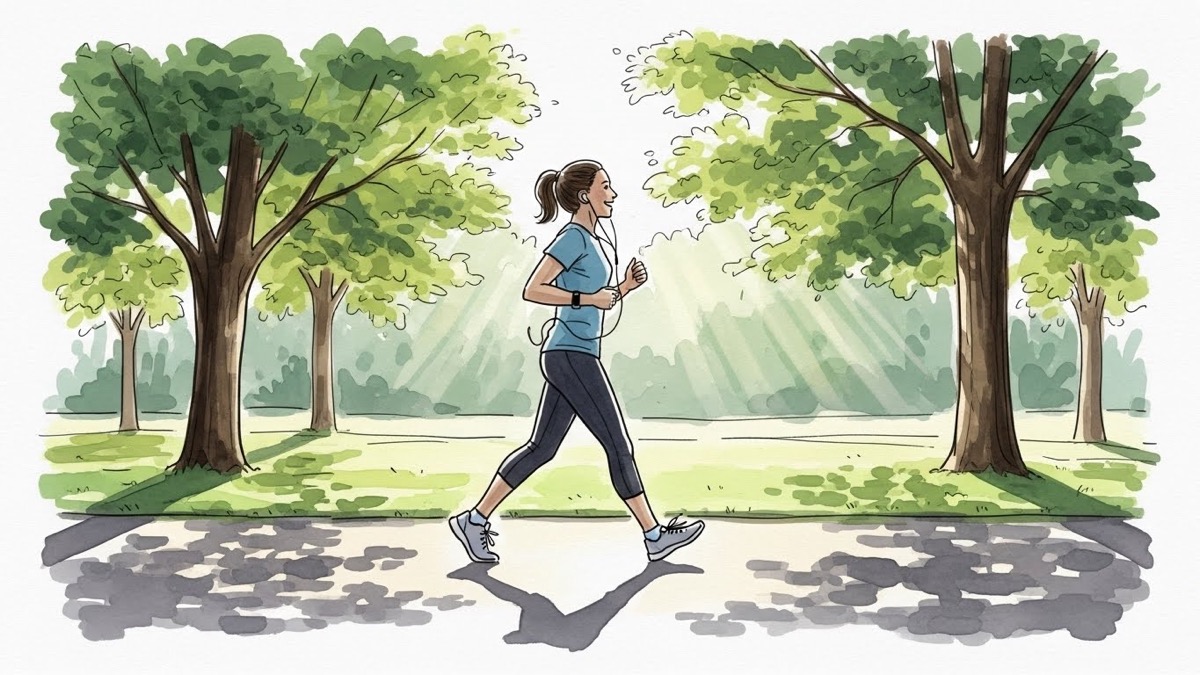 건강하고 날씬한 몸매로 거울을 보는 자신감 넘치는 모습