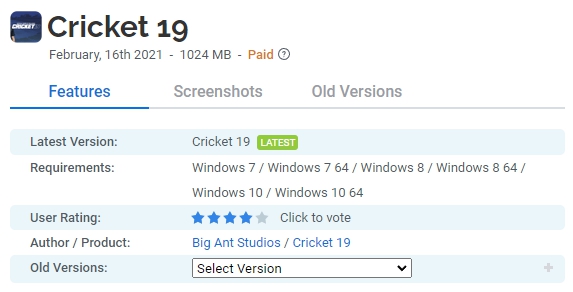 Cricket-19