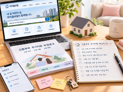 신혼부부 주거지원 모집공고 확인 방법과 신청 전 체크리스트