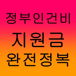 정부 인건비 지원금 완전정복