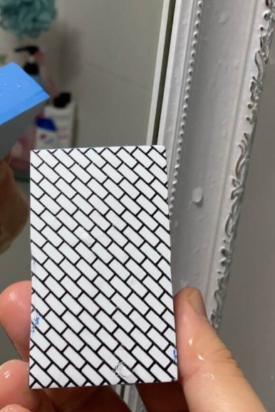 다이소-거울닦이-스펀지-광택-표면