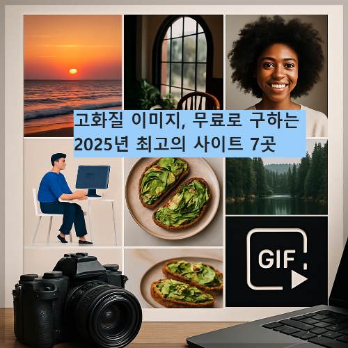 고화질 이미지, 무료로 구하는 2025년 최고의 사이트 7곳