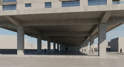 필로티 구조 건축물