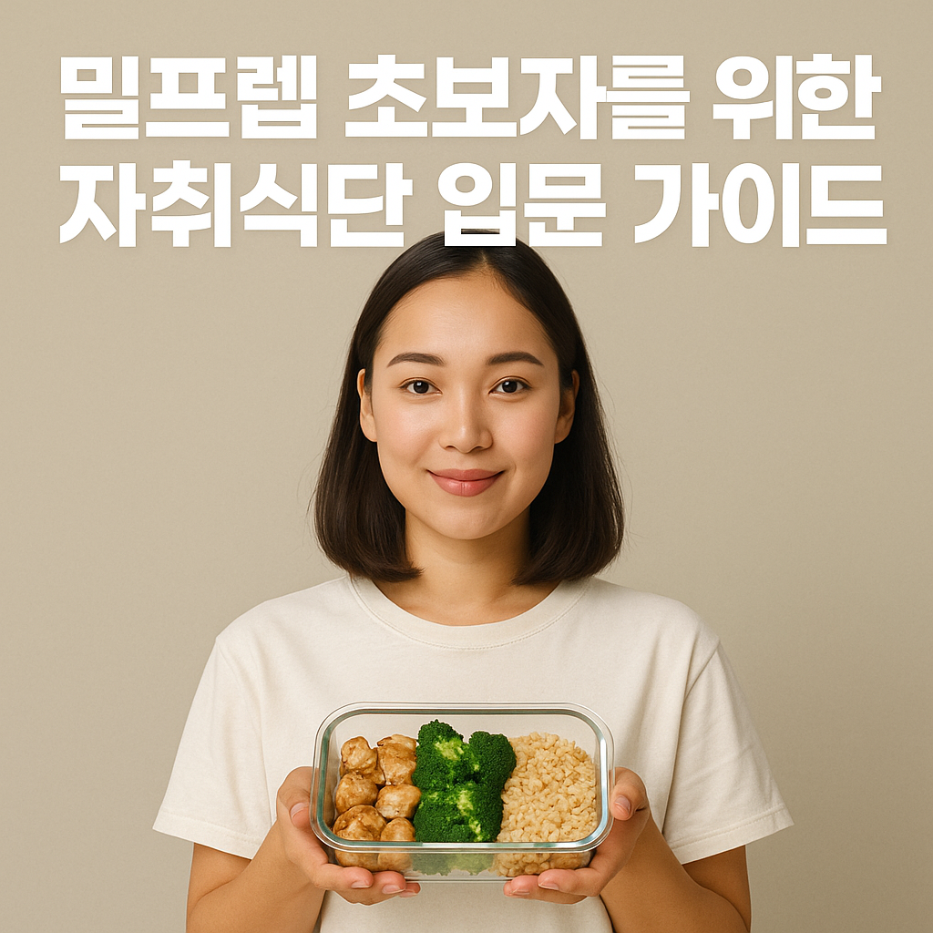 밀프렙 초보자를 위한 자취식단 입문 가이드