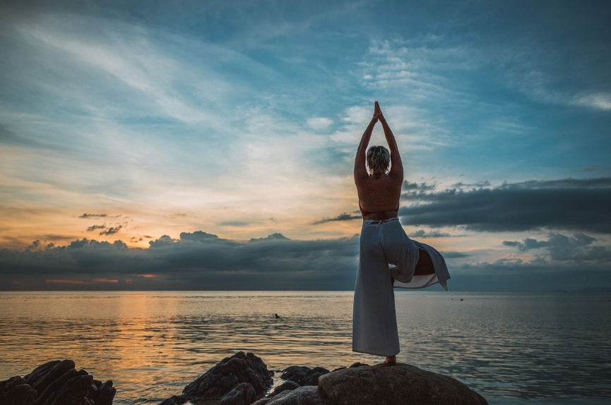 Yoga, Yoga pose, Asana image.