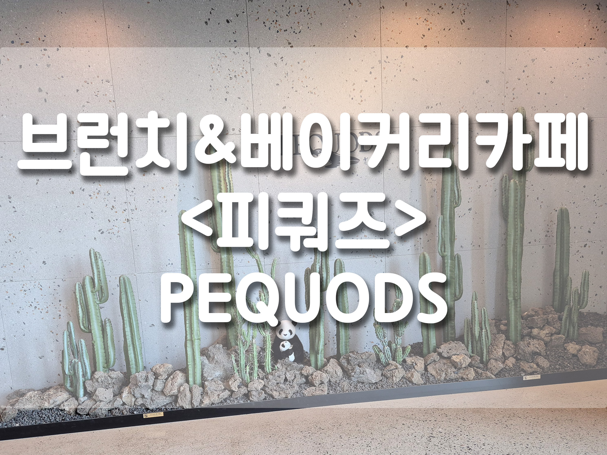서울근교 대형 브런치&베이커리카페 피쿼즈 PEQUODS