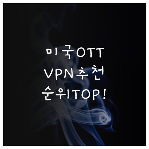 미국 현지 OTT 우회 접속을 위한 ..