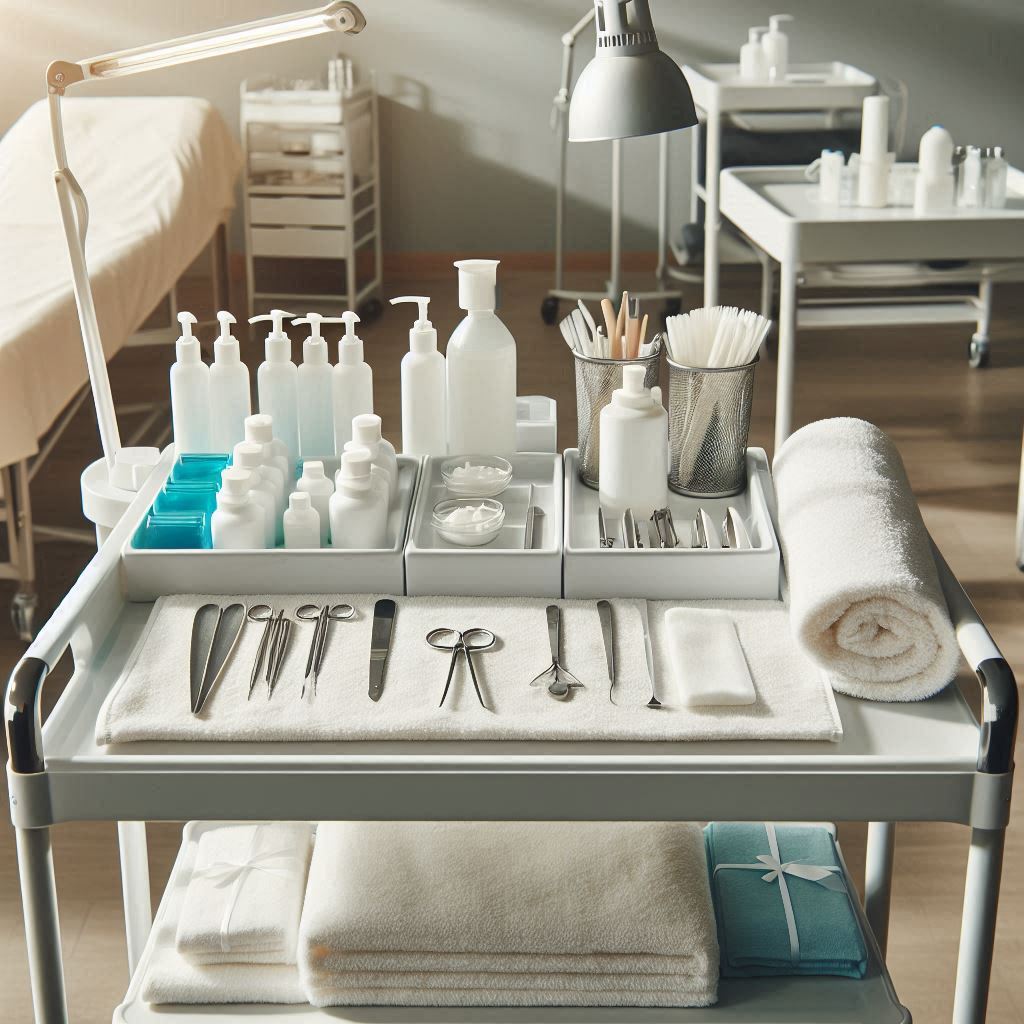 피부,체형관리 샵 배경