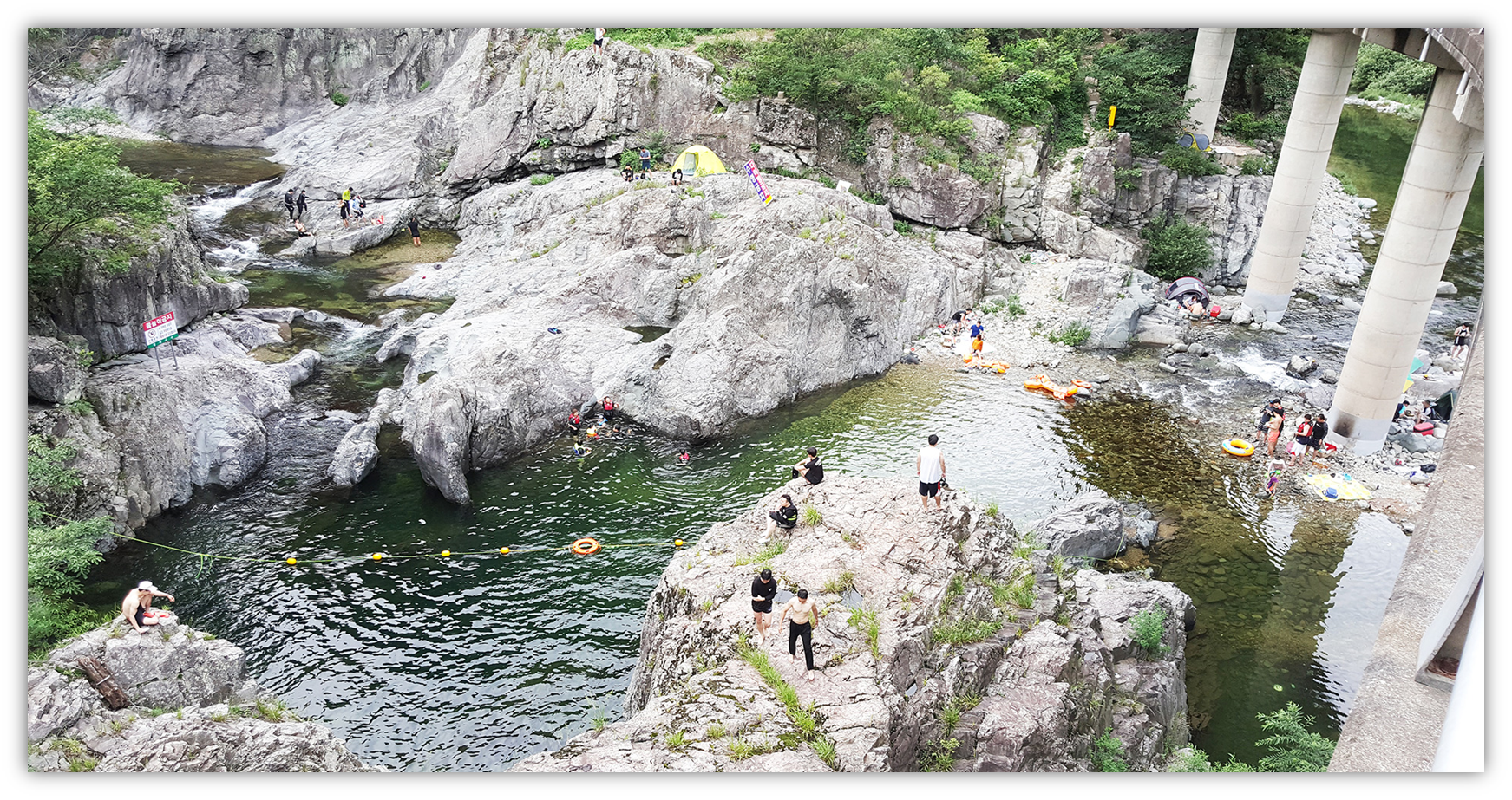 하옥계곡 전경