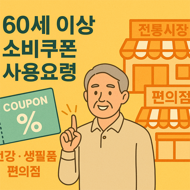 60대 소비쿠폰 사용요령