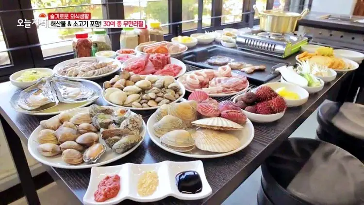 투데이 맛있는 메뉴 맛대맛 무한리필 장어구이, 조개구이, 삼겹살 목살 돼지고기, 소고기 무제한 맛있는 식당 추천 김해 내동 수로왕릉역 맛집