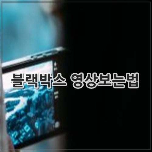 블랙박스 영상보는법